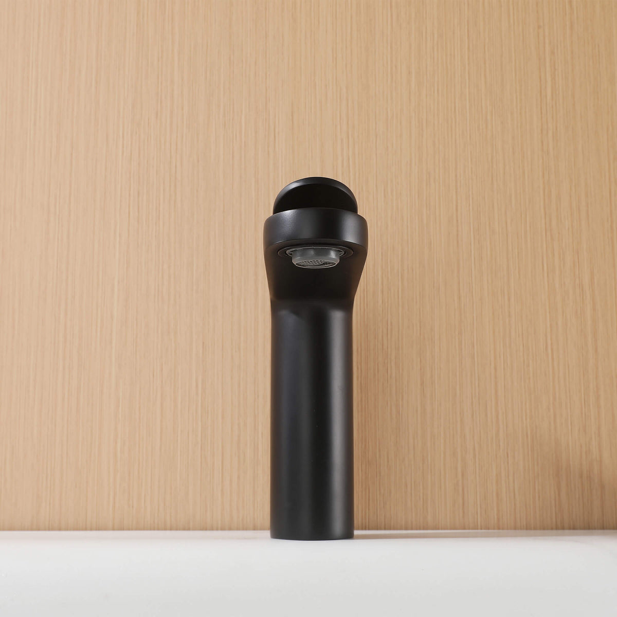 Modern Minimalist High-Flow Basin Faucet with Rigid Flat Spout