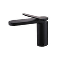 Modern Minimalist High-Flow Basin Faucet with Rigid Flat Spout