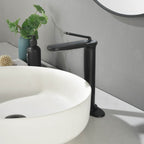 Minimalist Single Hole Single Handle Bathroom Faucet with removable aerator