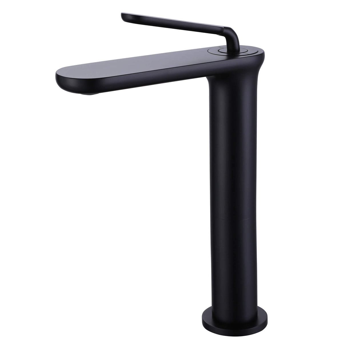 Minimalist Single Hole Single Handle Bathroom Faucet with removable aerator