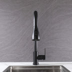 Modern Single Handle Pull-Down Sprayer Kitchen Faucet with 3 Water Mode