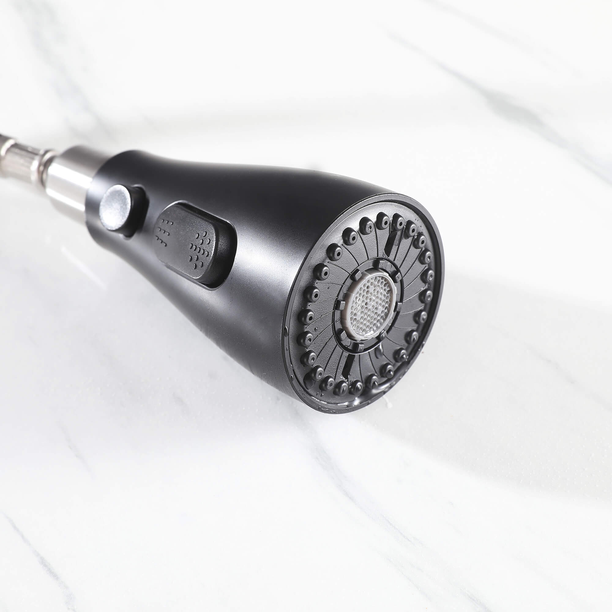 Modern Single Handle Pull-Down Sprayer Kitchen Faucet with 3 Water Mode