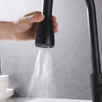 Modern Single Handle Pull-Down Sprayer Kitchen Faucet with 3 Water Mode