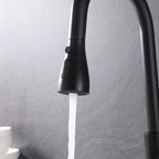 Modern Single Handle Pull-Down Sprayer Kitchen Faucet with 3 Water Mode