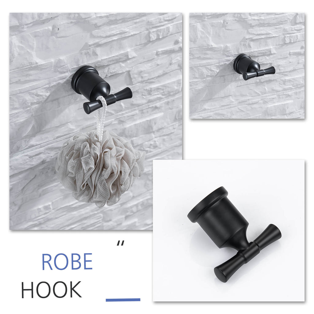 4-Piece Bathroom Hardware Set | 304 Stainless Steel Wall Mounted
