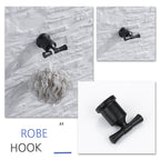4-Piece Bathroom Hardware Set | 304 Stainless Steel Wall Mounted