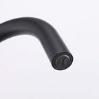 316 Stainless Steel Gooseneck Freestanding Tub Faucet with Thermostatic Control & High-Flow Spout