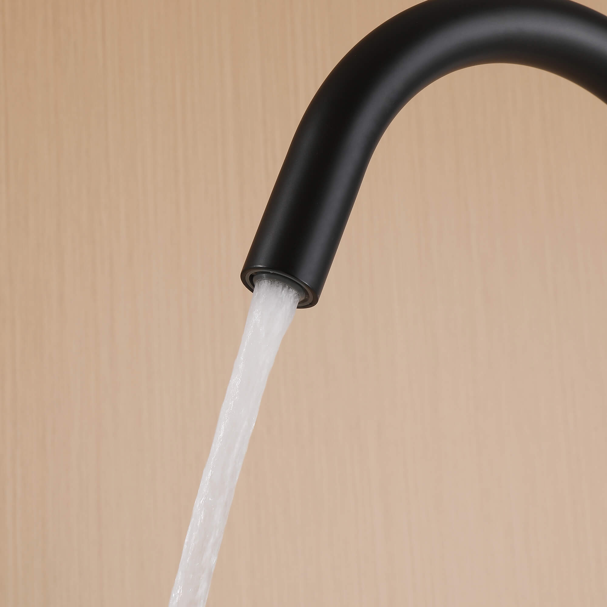 316 Stainless Steel Gooseneck Freestanding Tub Faucet with Thermostatic Control & High-Flow Spout