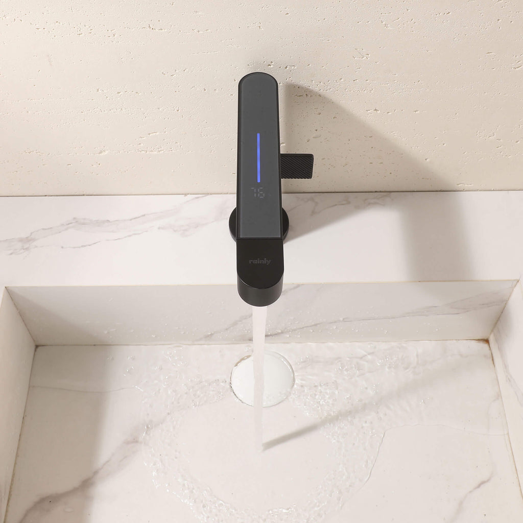 Smart Digital Display Pull-Out Basin Faucet with Dual-Mode Multi-Flow Delivery