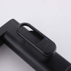 Touchless Smart Soap & Water Sensor Basin Faucet with Integrated Digital Temperature Screen