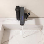 Touchless Smart Soap & Water Sensor Basin Faucet with Integrated Digital Temperature Screen