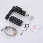 Touchless Smart Soap & Water Sensor Basin Faucet with Integrated Digital Temperature Screen
