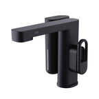 Touchless Smart Soap & Water Sensor Basin Faucet with Integrated Digital Temperature Screen