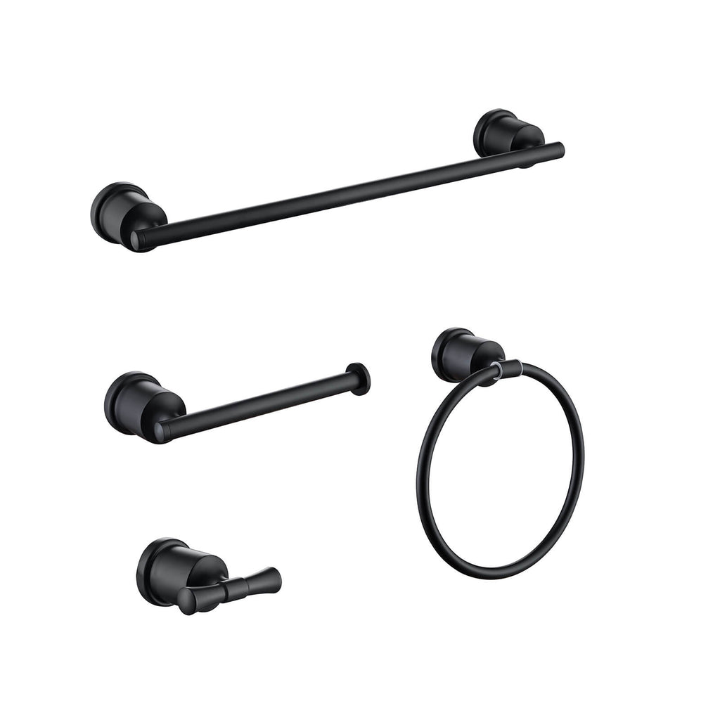 4-Piece Bathroom Hardware Set | 304 Stainless Steel Wall Mounted