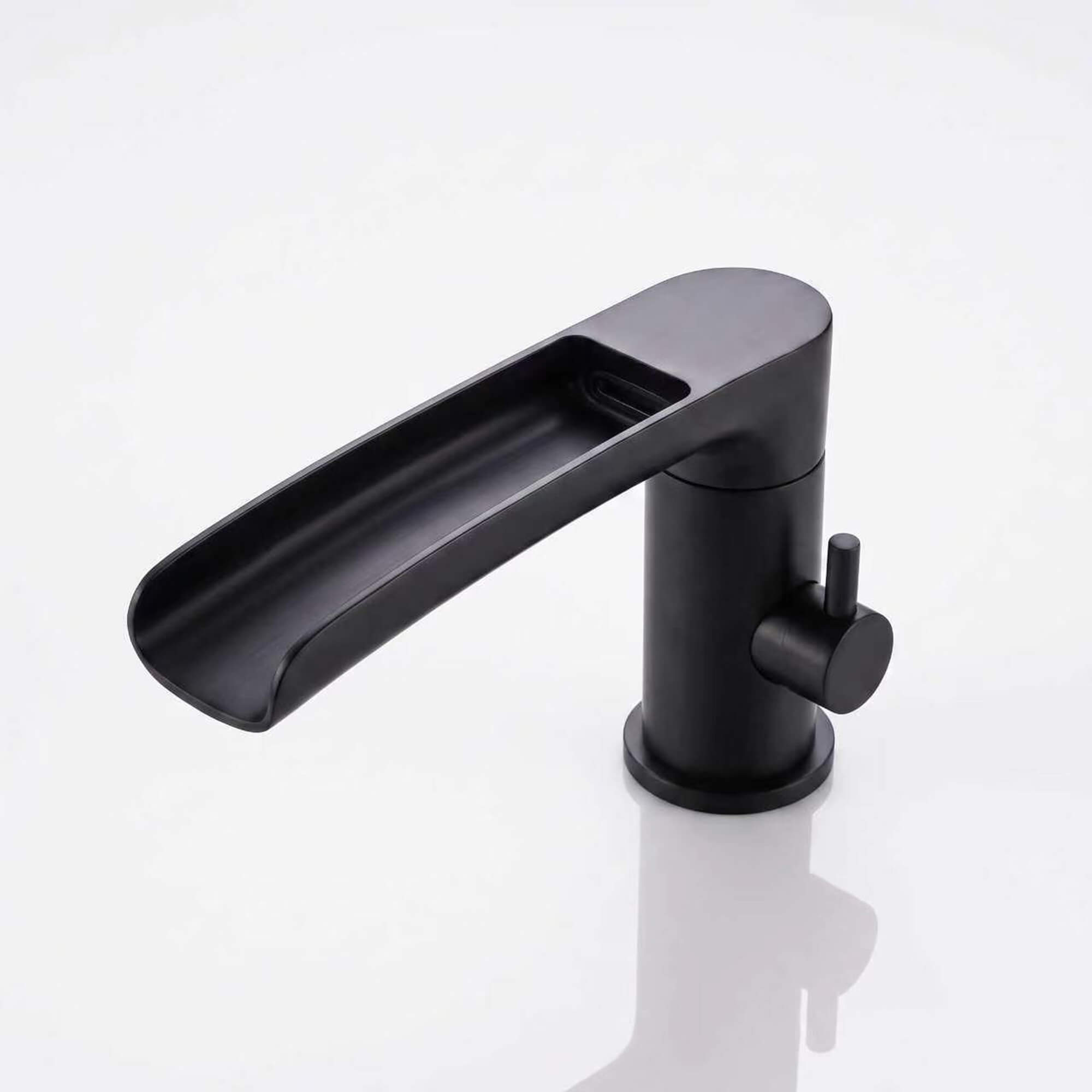 Waterfall 3-Hole Roman Tub Filler Faucet with Hand Shower & 360° Swivel Spout