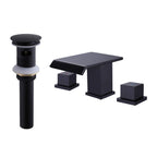 6-12'' Widespread Waterfall Bathroom Faucet with 304 Stainless Steel Storage Top
