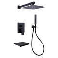 3-Function Shower System with 10" Rain Head & Waterfall Tub Spout