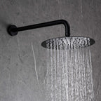 Minimalist  Pressure-Balanced Dual-Head Shower System with Swivel Rain Head