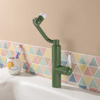 Single-Hole Pull-Out Bathroom Faucet with 360° Bionic Arm and 4 Spray Modes