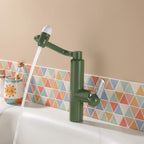 Single-Hole Pull-Out Bathroom Faucet with 360° Bionic Arm and 4 Spray Modes