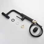 Smart Kitchen Faucet with Temperature Display & 3-Function Pull-Out Sprayer