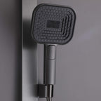 Thermostatic Dual-Head Shower System with Overhead Rain and 3-Functions Handheld Spray