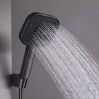 Thermostatic Dual-Head Shower System with Overhead Rain and 3-Functions Handheld Spray