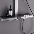 Thermostatic Dual-Head Shower System with Overhead Rain and 3-Functions Handheld Spray