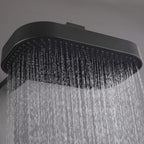 Thermostatic Dual-Head Shower System with Overhead Rain and 3-Functions Handheld Spray
