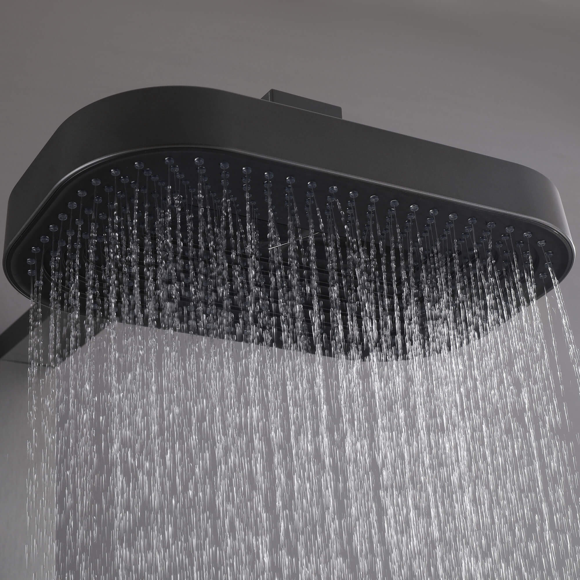 Thermostatic Dual-Head Shower System with Overhead Rain and 3-Functions Handheld Spray