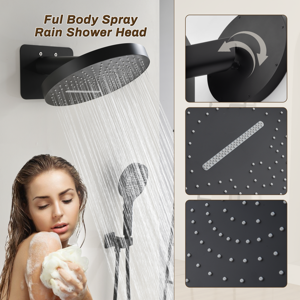 Thermostatic Shower Systems Wall Mounted Rain Shower Systems ‎TF00S2