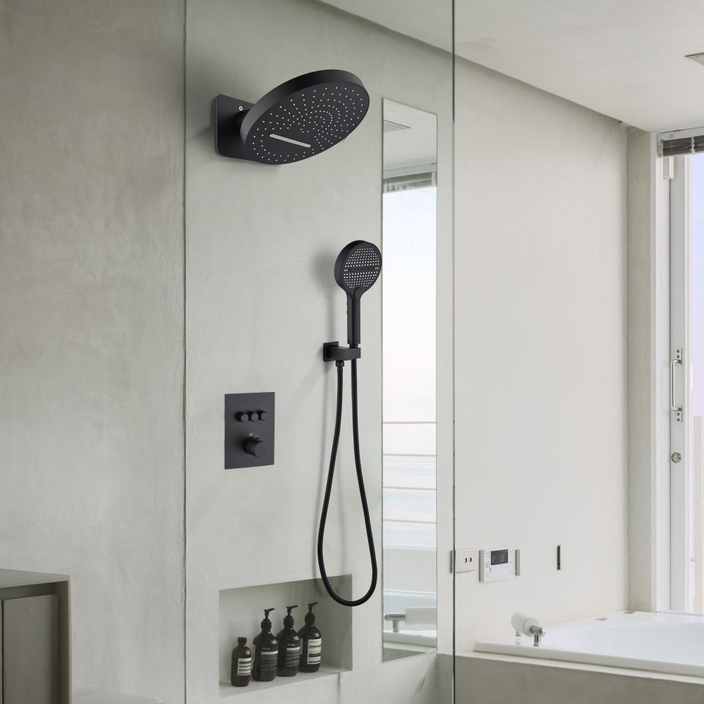 Thermostatic Shower Systems Wall Mounted Rain Shower Systems ‎TF00S2