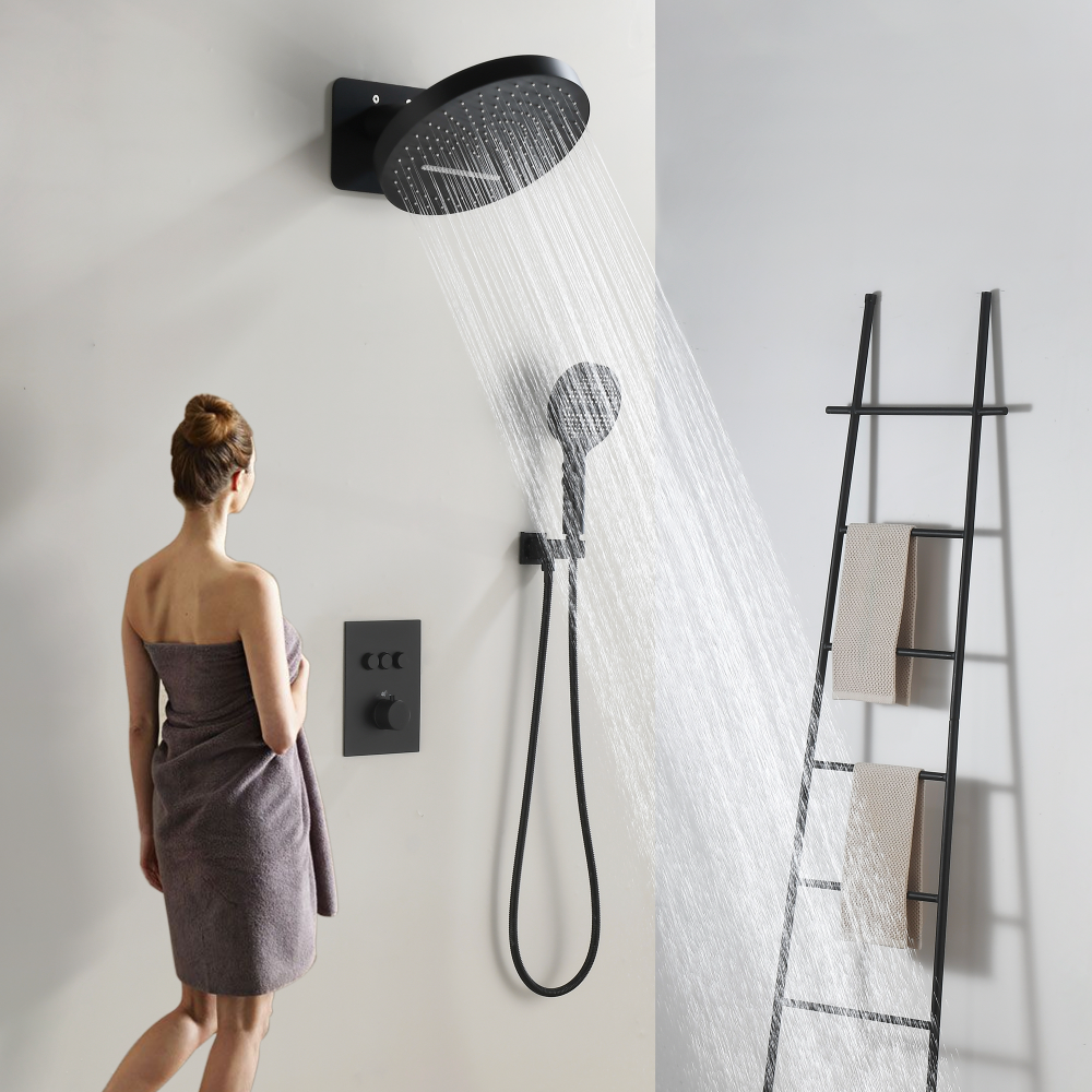 Thermostatic Shower Systems Wall Mounted Rain Shower Systems ‎TF00S2