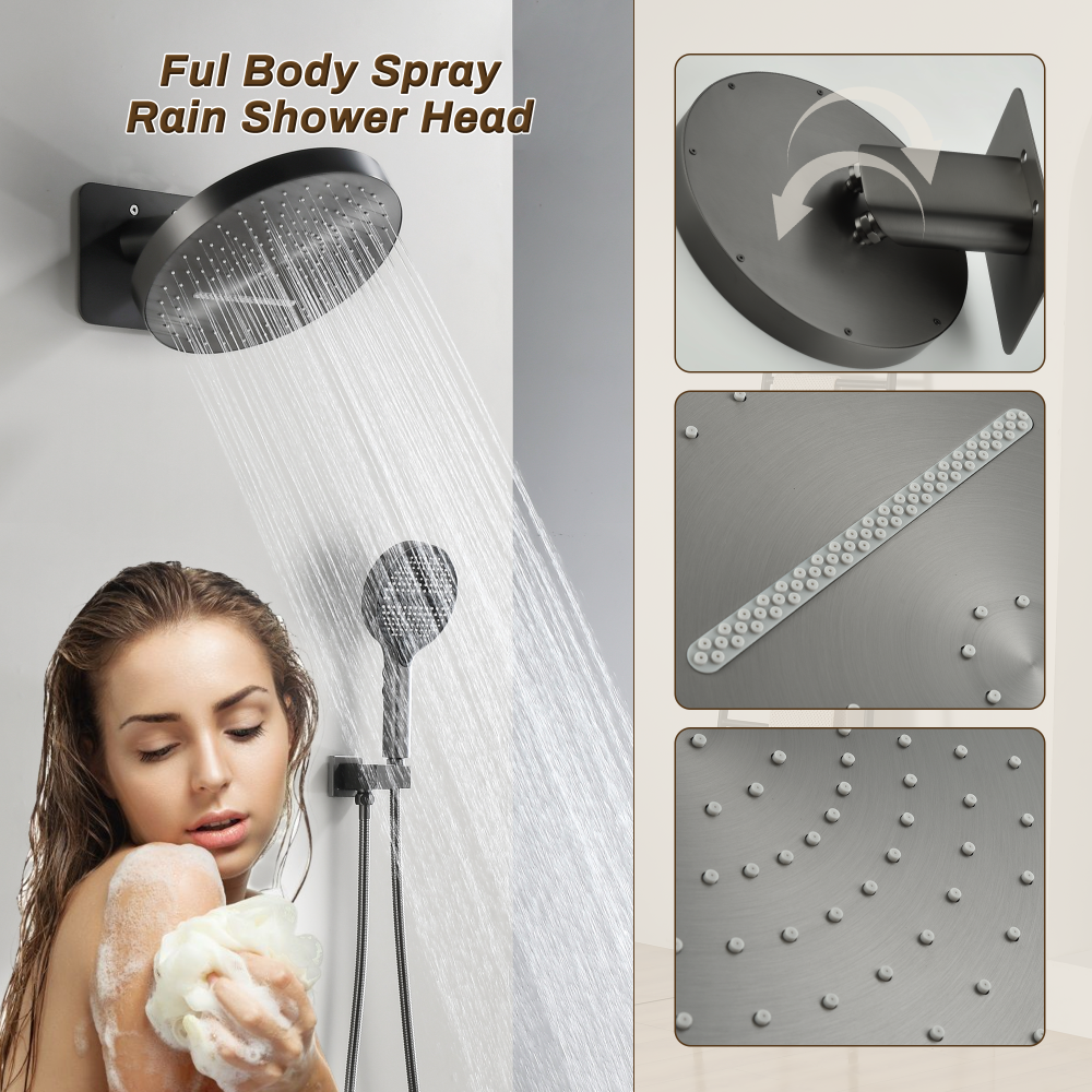 Thermostatic Shower Systems Wall Mounted Rain Shower Systems ‎TF00S2