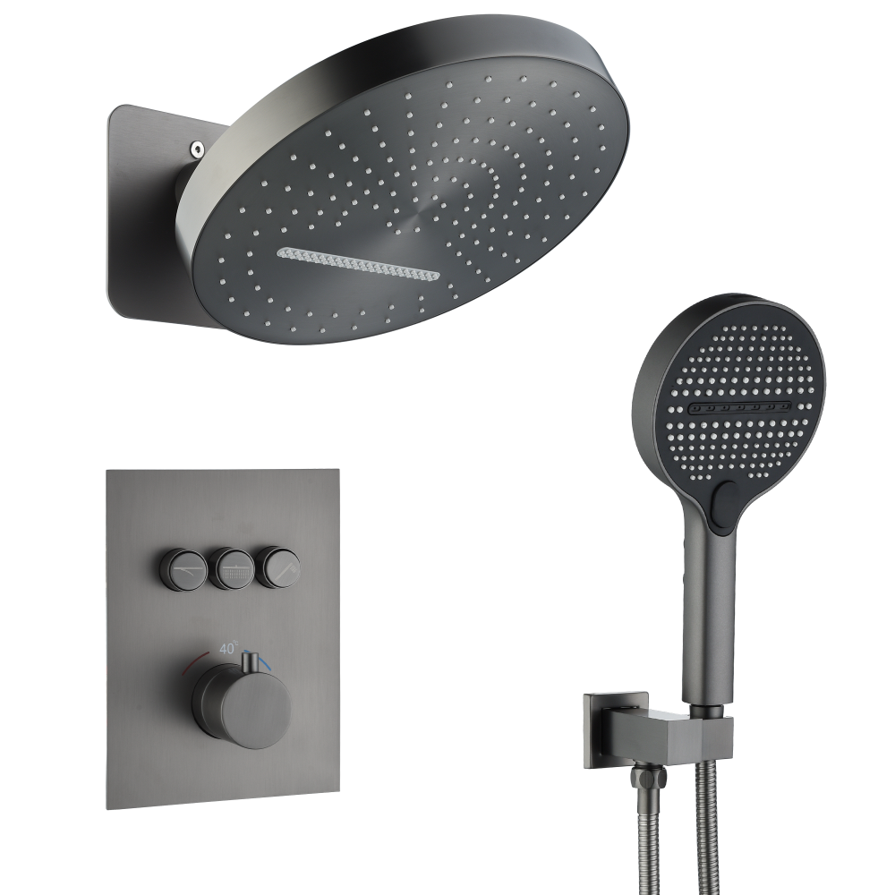 Thermostatic Shower Systems Wall Mounted Rain Shower Systems ‎TF00S2