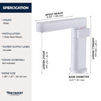 Smart Digital Display Pull-Out Basin Faucet with Dual-Mode Multi-Flow Delivery