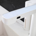 Touchless Smart Soap & Water Sensor Basin Faucet with Integrated Digital Temperature Screen