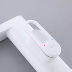 Touchless Smart Soap & Water Sensor Basin Faucet with Integrated Digital Temperature Screen